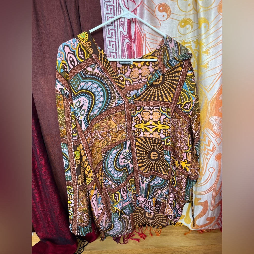 hippie lightweight hoodie from earthbound